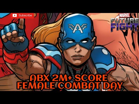 2M + FEMALE COMBAT DAY ABX CAPTAIN AMERICA  || MARVEL FUTURE FIGHT