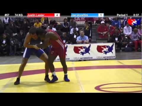 2011 U.S. Open FRI GR 74 KG: Justin Lester vs. Joe Uccellini Champ. Round 3