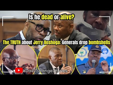 The truth about Jerry Boshoga: SAPS bosses Masemola, Mkhwanazi and Dumisani Khumalo drop BOMBSHELLS