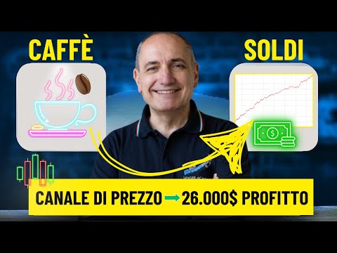 Trading sul Caffè: 26.000$ in 5 mesi usando i canali di prezzo!