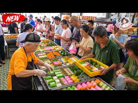 50 Yrs! Inside Ipoh BIGGEST Traditional Kuih Maker making 30 Kinds of Chinese Kuih from Scratch!#娘惹糕