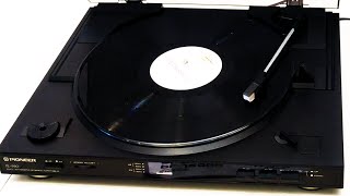 Video thumbnail for PIONEER PL-990 TURNTABLE RECORD PLAYER + CHANGING THE BELT & SPEED ADJUST! $ FOR SALE CURRENTLY by Disco Friend
