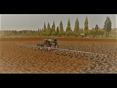 Mr. Blue Farm's @ American Farm, Ep 3, Wood Chips & Straw Bales.