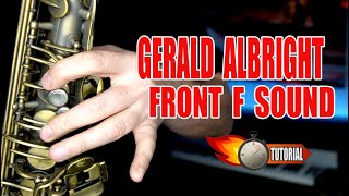 GERALD ALBRIGHT FRONT F SOUND (saxophone)