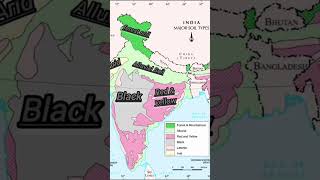 major soil types of India || class 10 geography map work ch 1 2023-24
