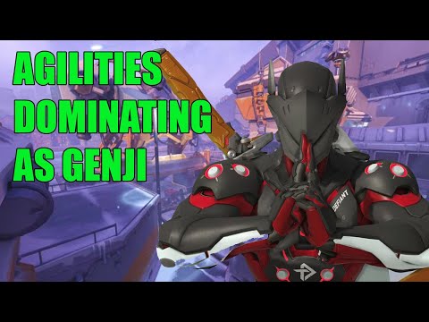 AGILITIES GENJI DOMINATING GAMEPLAY - GRAND MASTER OVERWATCH SEASON 29