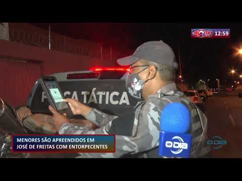 Menores saÌƒo apreendidos em JoseÌ de Freitas com entorpecentes 10 08