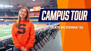 Syracuse University Campus Tour | Kate McKenna '26 | JMA Wireless Dome, People's Place & More
