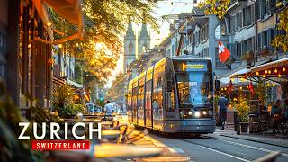 Unbelievably Beautiful! Zurich🇨🇭Summer Walk Like No Other