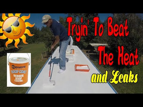How To Apply Heng's Rubber Roof Coating On RV/ Shuttle Bus.