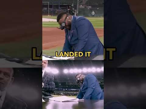 Big Papi almost hits Derek Jeter with a drone 😂 #mlb #baseball #bigpapi #mlbonfox