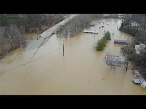 Beattyville, KY Flooding 3-1-2021 drone footage.