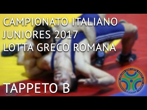 Lotta Campionato Italiano Juniores Greco Romana 2017 - MAT B