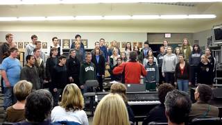 Colfax High School Chamber Choir performs Shenandoah for their parents on March 15, 2012