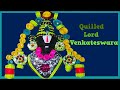 paper quilling| how to make venkateswara god with quilling strips