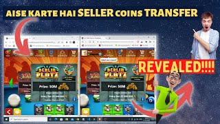 How SELLER transfer COINS in your account - 8 ball pool