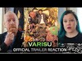 Varisu Official Trailer Reaction (Thalapathy Vijay, Rashmika Mandanna, 2023)