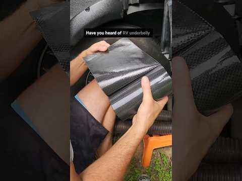DIY RV Slide Repair: Underbelly Tape for Water Damage