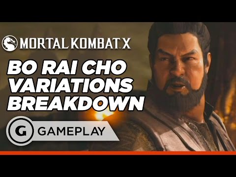 Bo' Rai Cho Official Variation Breakdown - Mortal Kombat X