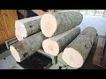 Boom Creation Unlimited Of Genius Boy With Hardwood Tree Trunk // Woodworking Restoration Old Stumps