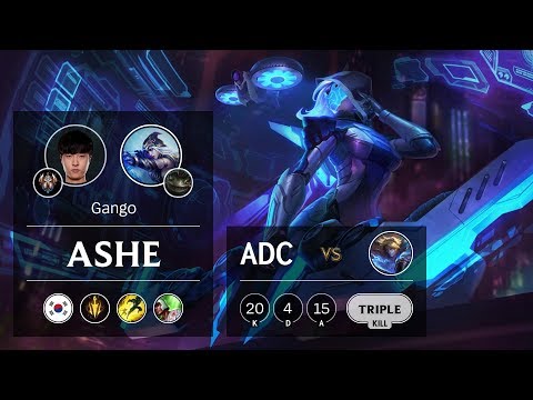 Ashe ADC vs Ezreal - KR Challenger Patch 9.9