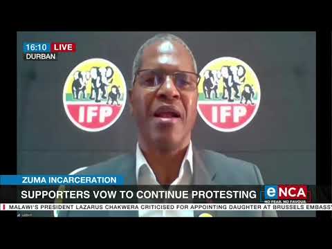 Discussion IFP speaks on KZN protesters