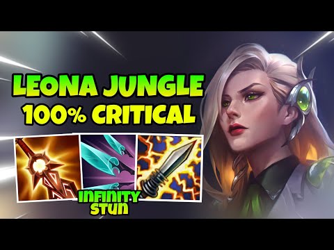 LEONA JUNGLE WILD RIFT BUILD FULL CRITICAL IS BROKEN !