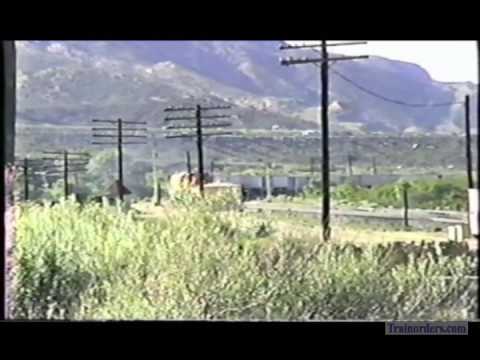Classic Railroad Series 589 - Brand new Santa Fe Warbonnets on Cajon Pass May 23, 1990