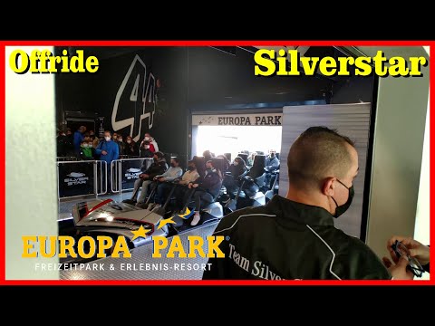 B&M Hyper Coaster "Silver Star" at Europapark - Offride with Queue and Exit