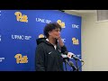 Pitt S Linebacker Braylon Lovelace Talked About 31 24 Loss In Overtime To West Virginia