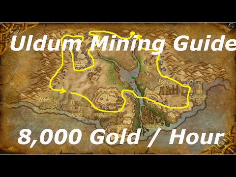 WoW 6.2.2: 6,000-9,000 Gold Per Hour! ( Uldum Mining ) WoD Gold Farming Guides