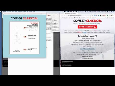 Install Cohler Classical (SEE UPDATED VIDEO)