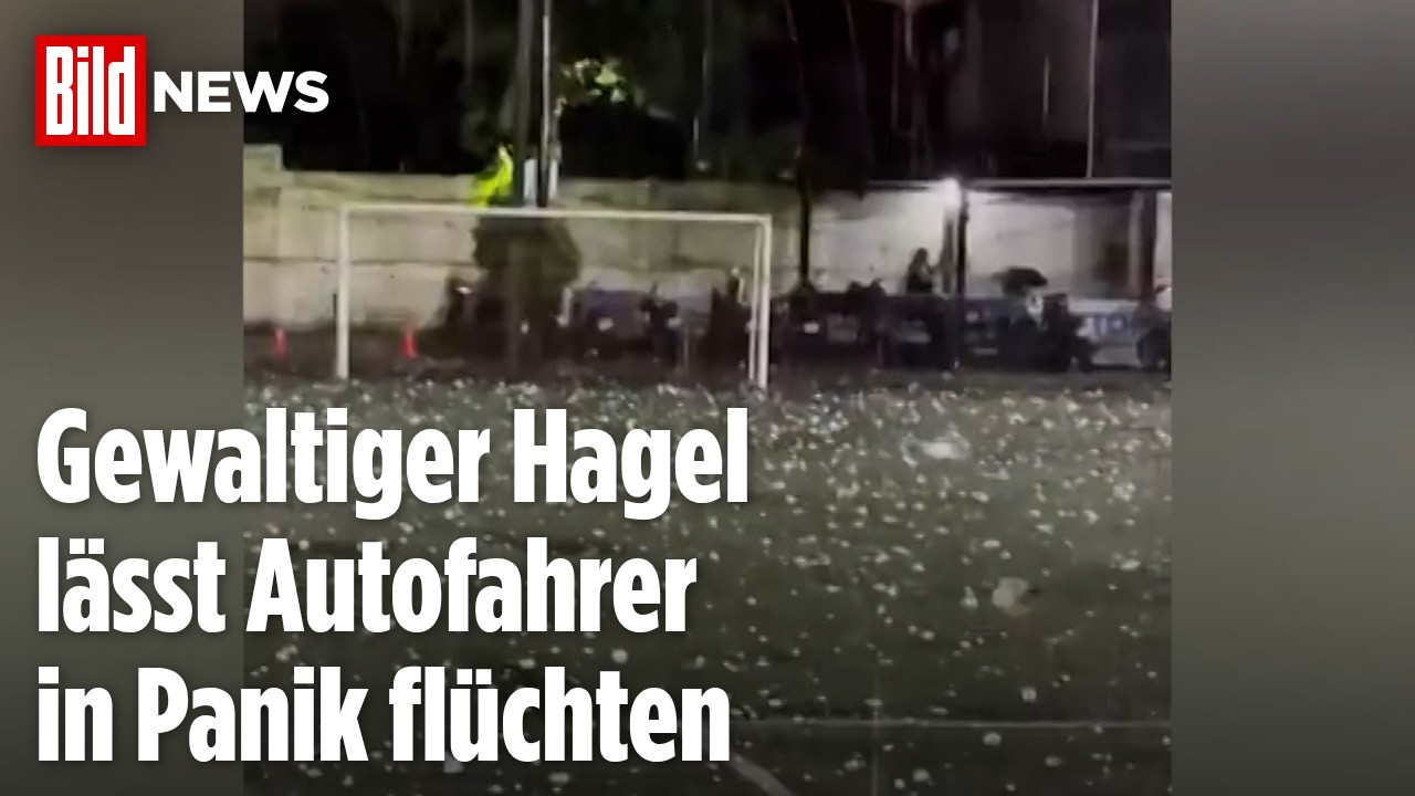 HAGEL-ALARM IN PARAGUAY: Tennisballgroße Eiskörner beschädigen Autos und Stromnetz