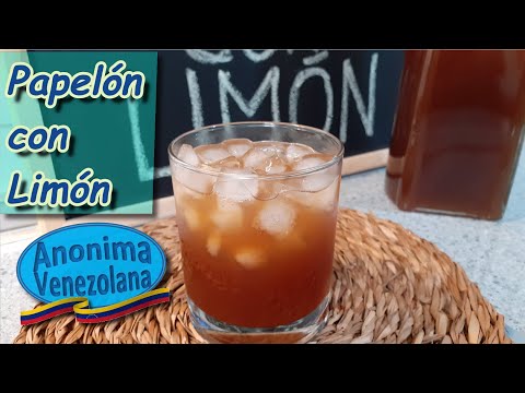 How to make Papelón with Lemon - Venezuelan Recipe - Easy and Fast - Panela Water