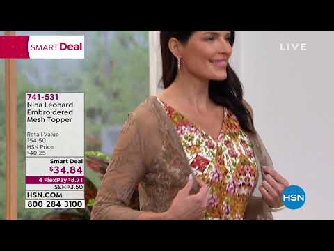 HSN | Nina Leonard Fashions Celebration 07.08.2021 - 05 PM