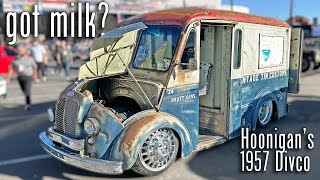 Hoonigan's LS-Swapped 1957 Divco Milk Truck Hauls More Than Milk | SEMA 2025