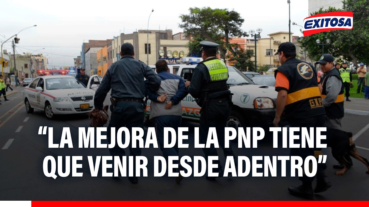 🔴Herrera plantea fortalecer la PNP desde adentro para enfrentar de manera efectiva a la delincuencia