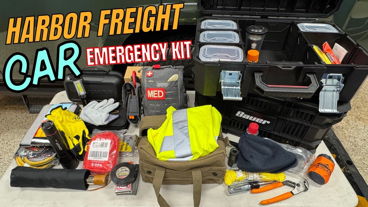 Harbor Freight Modular Car EMERGENCY Kit!