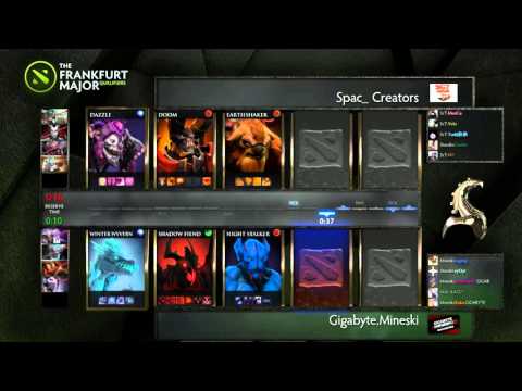 Mineski vs Space Creators - Game 1 - Frankfurt Major Hub - Godz, Winter