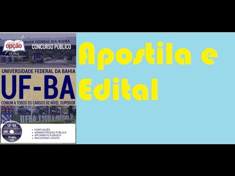 Apostila do Concurso Nível Superior UFBA 2017