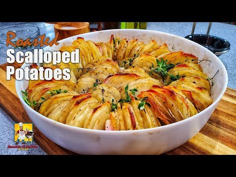 Roasted Scalloped Potatoes | Roasted Potatoes Recipe