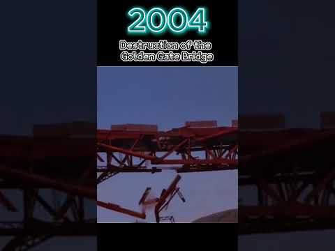 Evolution of the Destruction of the Golden Gate Bridge #evolution #trending #sanandreas