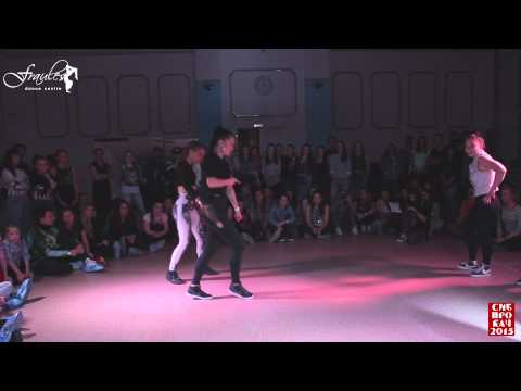Siberian Dancehall Contest 2015 - Dancehall 2x2 - 1/4 final - Inga & Muchacha vs. Queensteps