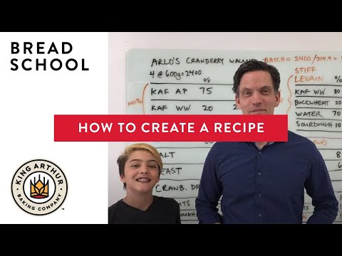 How to Create a Recipe - Bread School