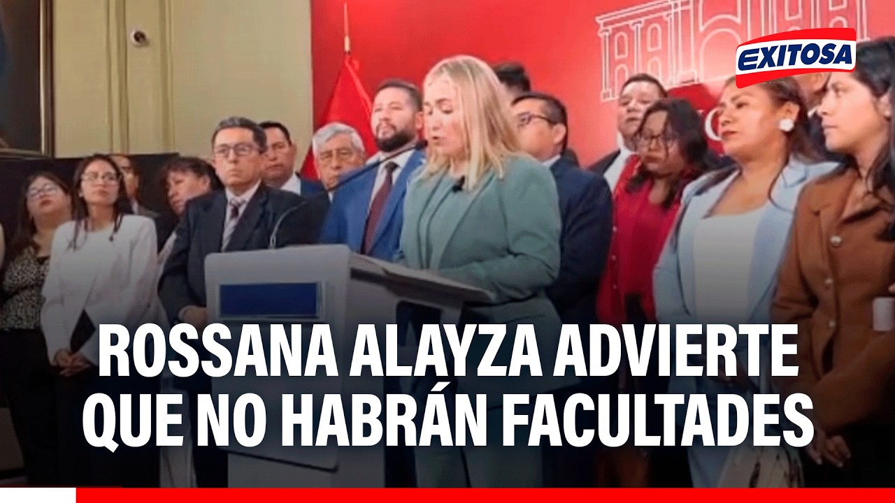 🔴🔵 Tensión en el Congreso: Rossana Alayza advierte que no habrá facultades