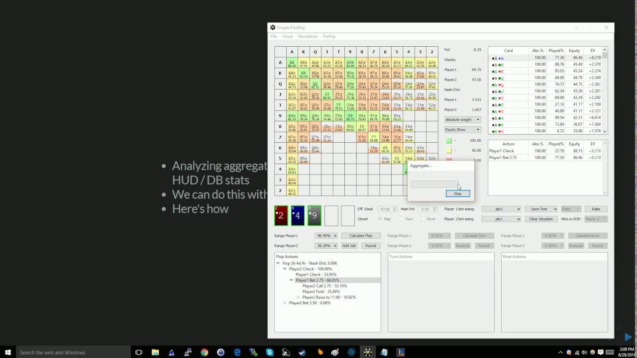 Aggregate C-Bet Frequency Analysis with SimplePostflop