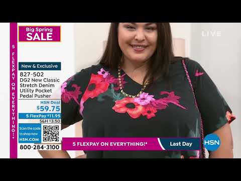 DG2 by Diane Gilman New Classic Stretch Utility Pocket P...