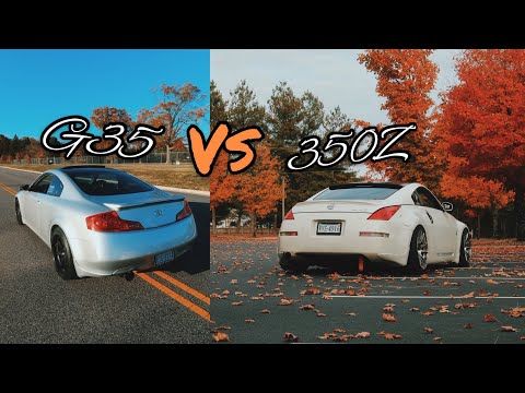 Nissan 350Z vs Infiniti G35 Coupe