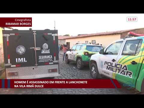 Homem é assassinado em frente a lanchonete na Vila Irmã Dulce 14 12 2020