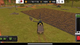 Cutting, growing and selling trees in farming simulator 18.